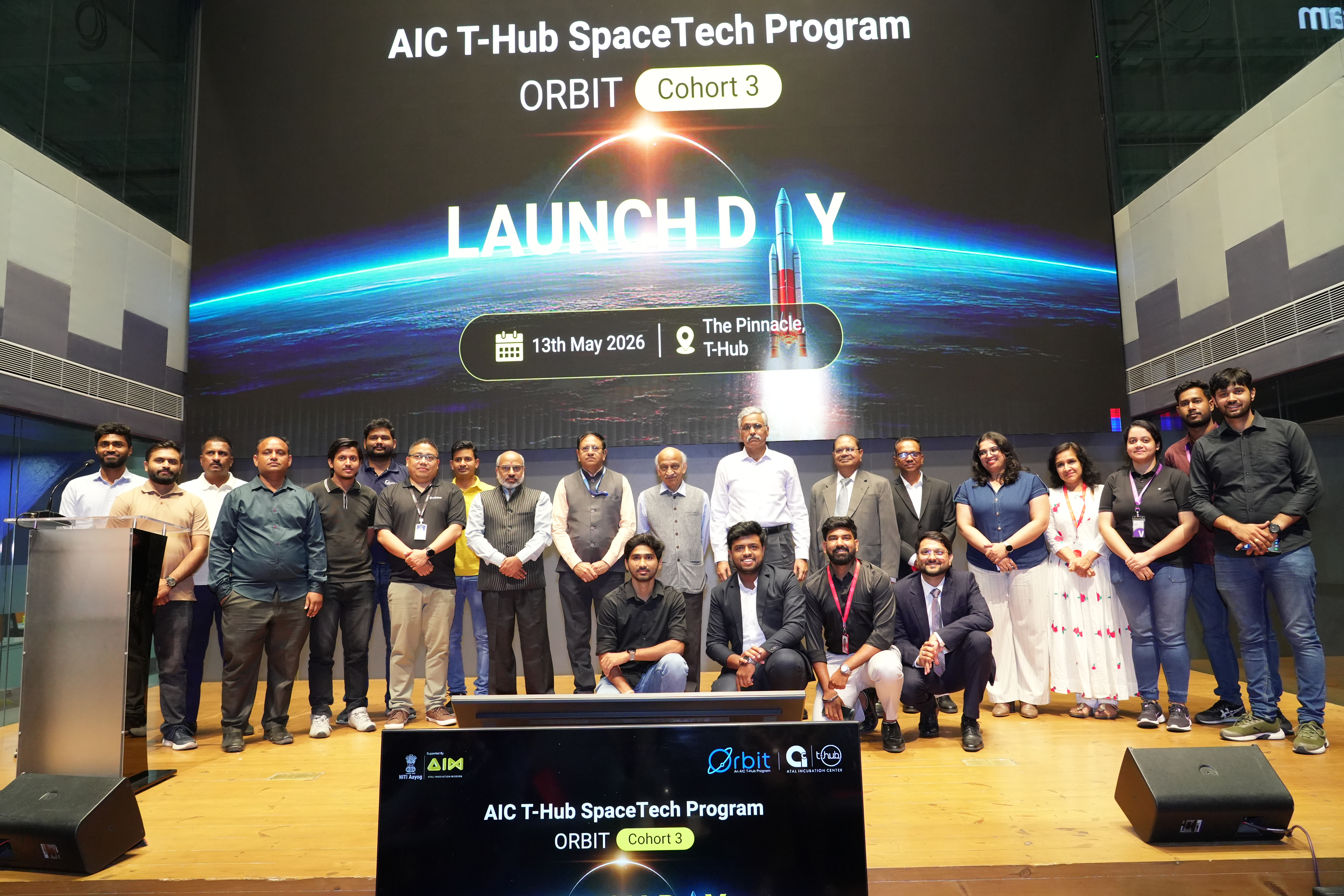 T-Hub Launches next cohort of AIC Orbit With 13 promising SpaceTech Startups Building India's Future in Aerospace