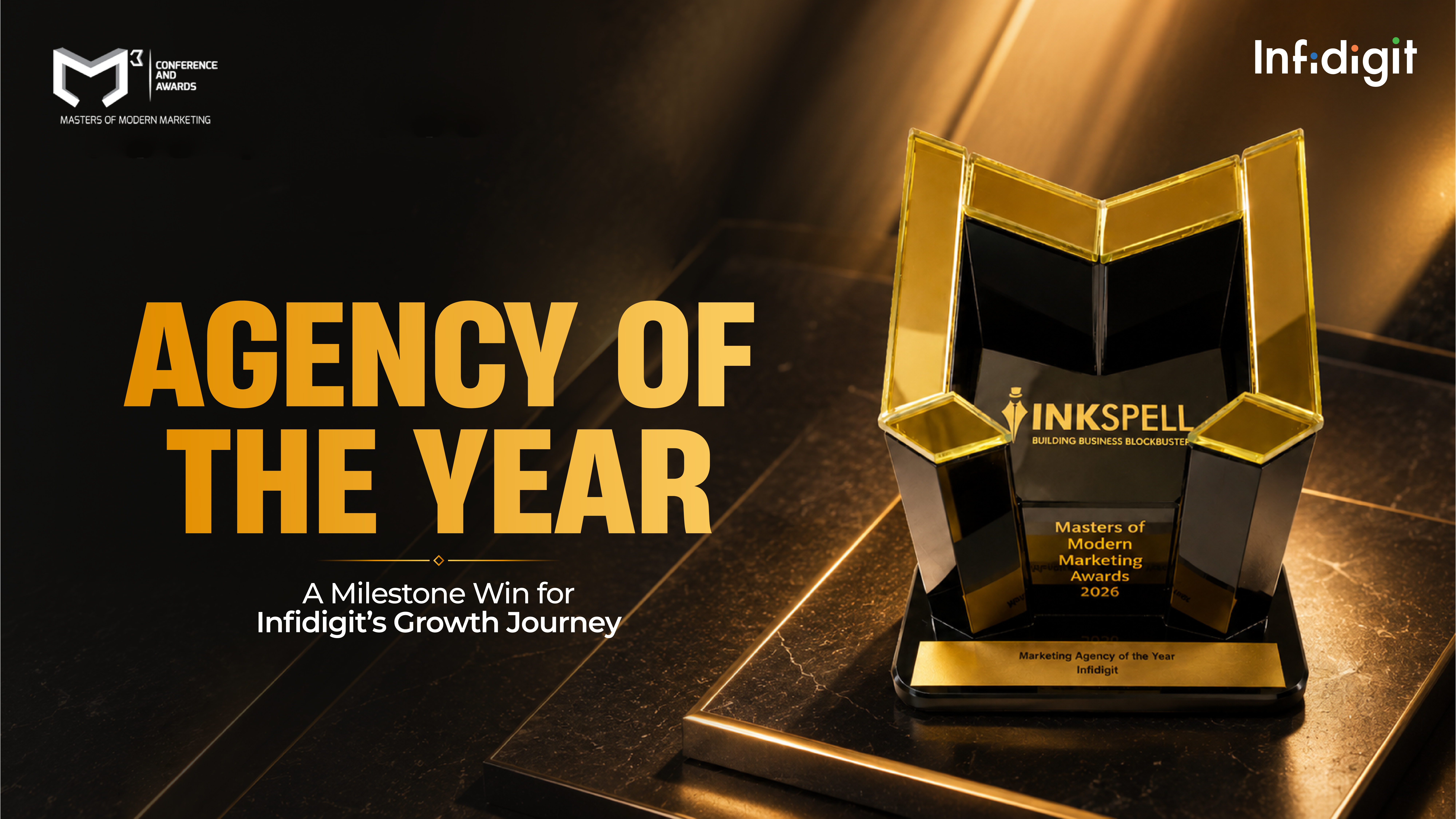 Infidigit Named Agency of the Year at mCube Awards 2026, Wins Six Gold Awards