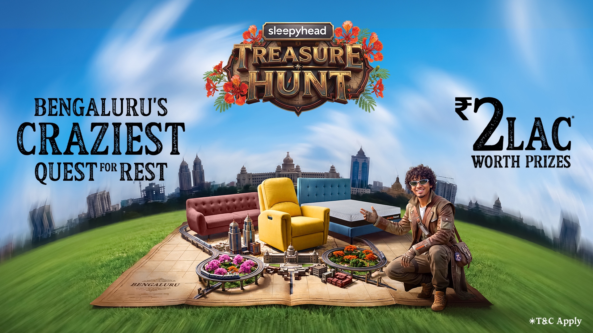 Sleepyhead Turns Bengaluru into a Giant Playground with a City-Wide Treasure Hunt Campaign