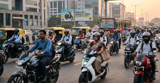 Two-Wheelers Power India’s Daily Commute as Workers Seek Affordable and Flexible Mobility