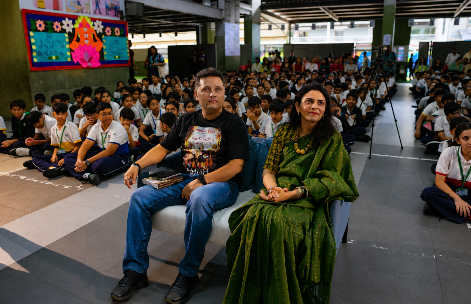 The Green Acres Academy, Chembur, Hosts Best-Selling Author Amish Tripathi for an Engaging Book Reading Session and Interactive Quiz
