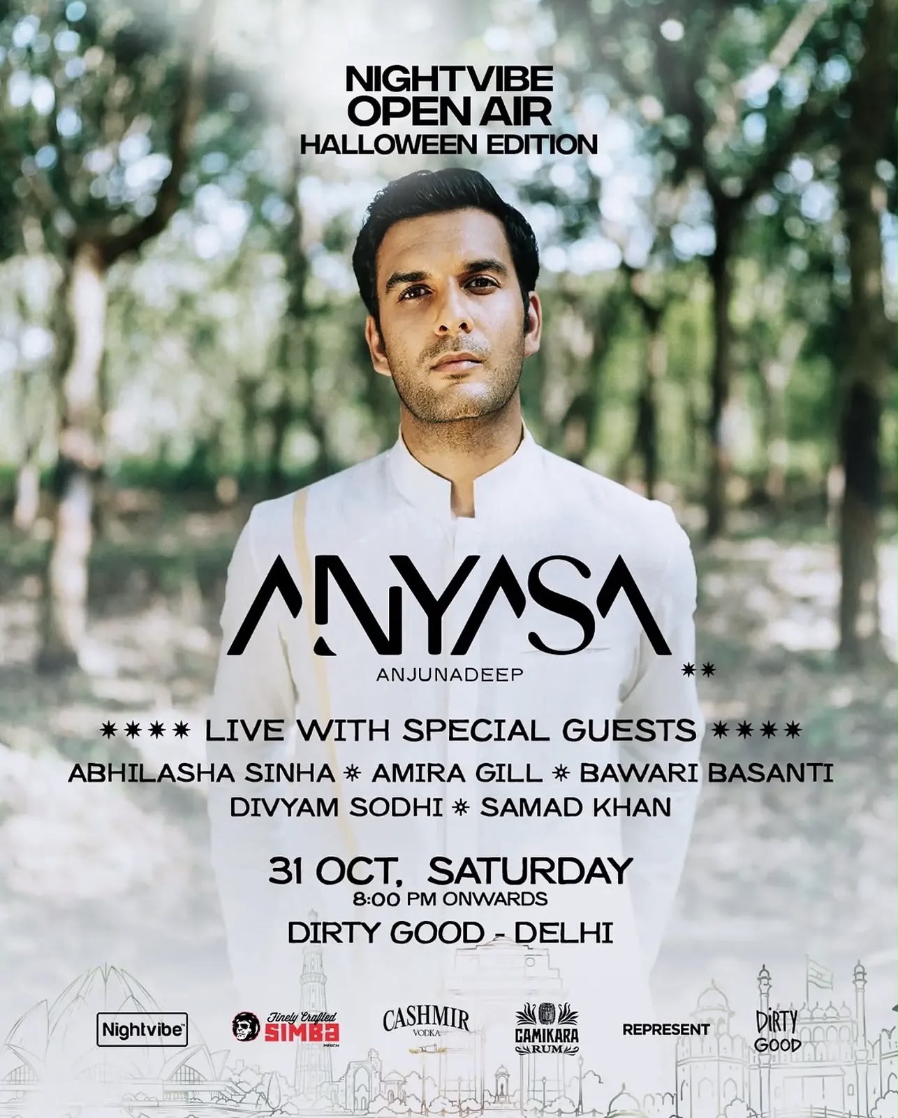 Anyasa Returns to Delhi for a Special Live Experience at NightVibe Open Air This Halloween
