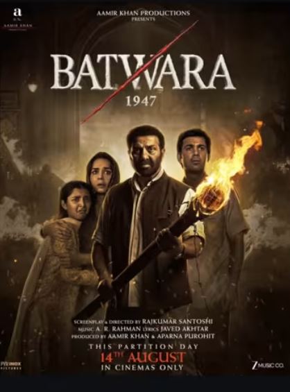 First Look of ‘Batwara 1947’ Unveiled; Sunny Deol and Preity Zinta Bring Partition-Era Story to Life