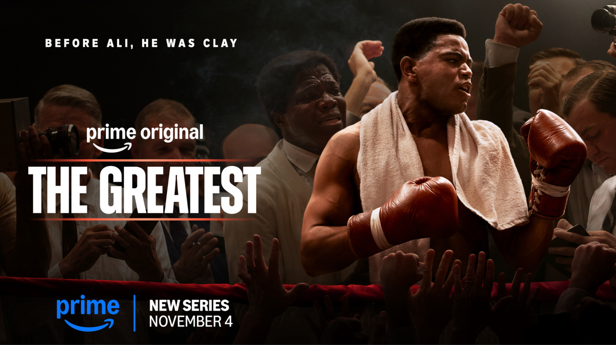 The World Remembers Muhammad Ali as an Icon. The Series Reveals the Man. Prime Video Debuts Official Trailer and Key Art for THE GREATEST