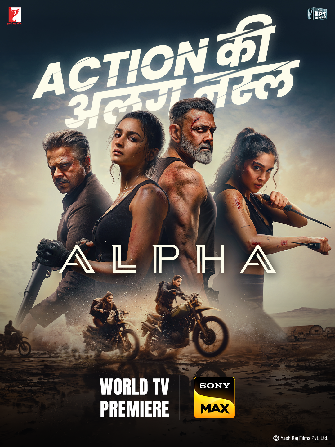 Sony MAX brings the World Television Premiere of YRF’s Alpha on  October 31 at 8PM