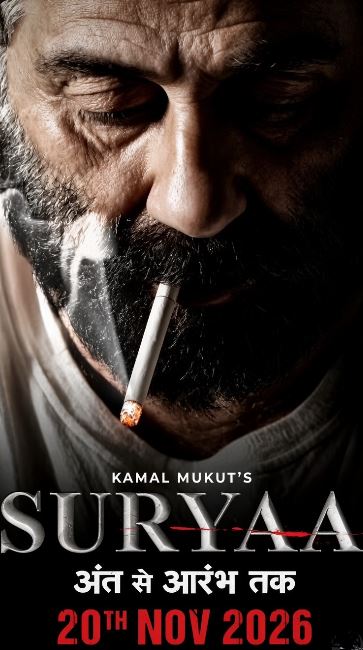 Sunny Deol’s Intense New Look Unveiled in ‘Suryaa: Ant Se Aarambh Tak’; Crime Thriller to Hit Theatres on November 20
