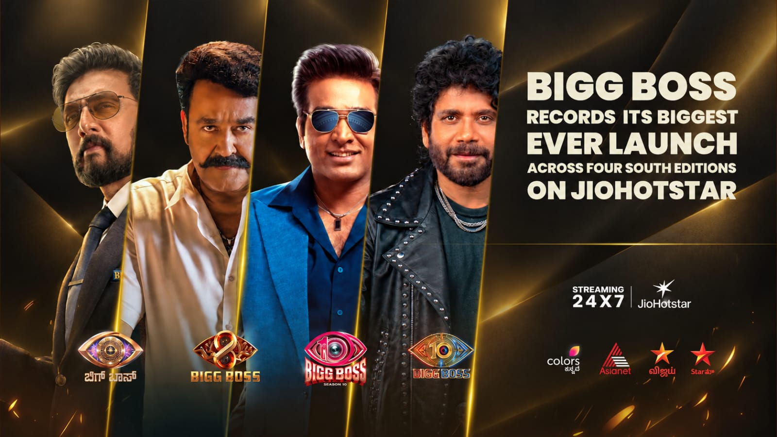 Bigg Boss South Crosses Half a Billion Watch Hours in Just 5 Weeks; 75 plus Brands Bet Big on the Franchise
