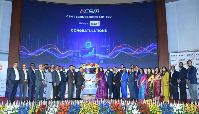 CSM Technologies Becomes First Odisha-Born Tech Company Listed on BSE, NSE Mainboards