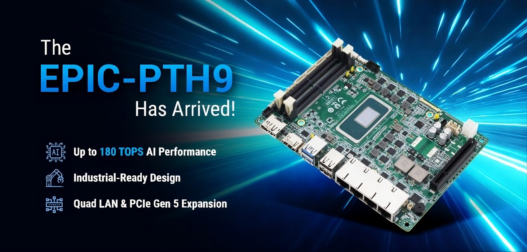 AAEON’s Release of the EPIC-PTH9 Puts a Spotlight on Industrial AI