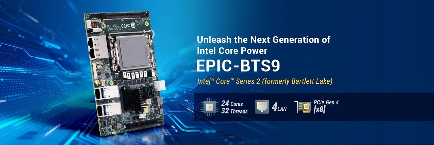 AAEON’s EPIC-BTS9 Delivers Intel Core Series 2 Processing on a 4" Single-Board