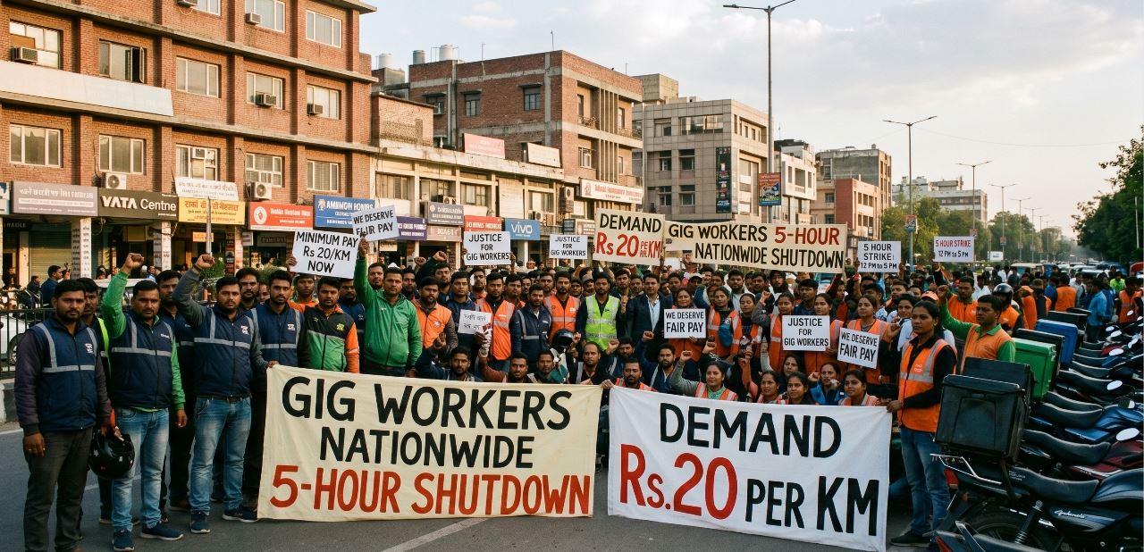 Gig Workers Call Nationwide 5-Hour Shutdown, Demand Rs 20 Per Km