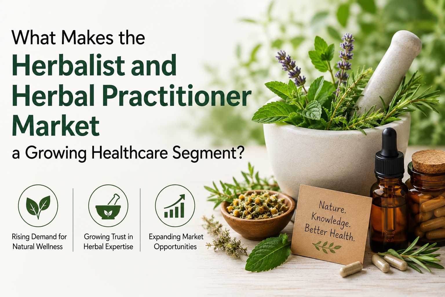 What Makes the Herbalist and Herbal Practitioner Market a Growing Healthcare Segment