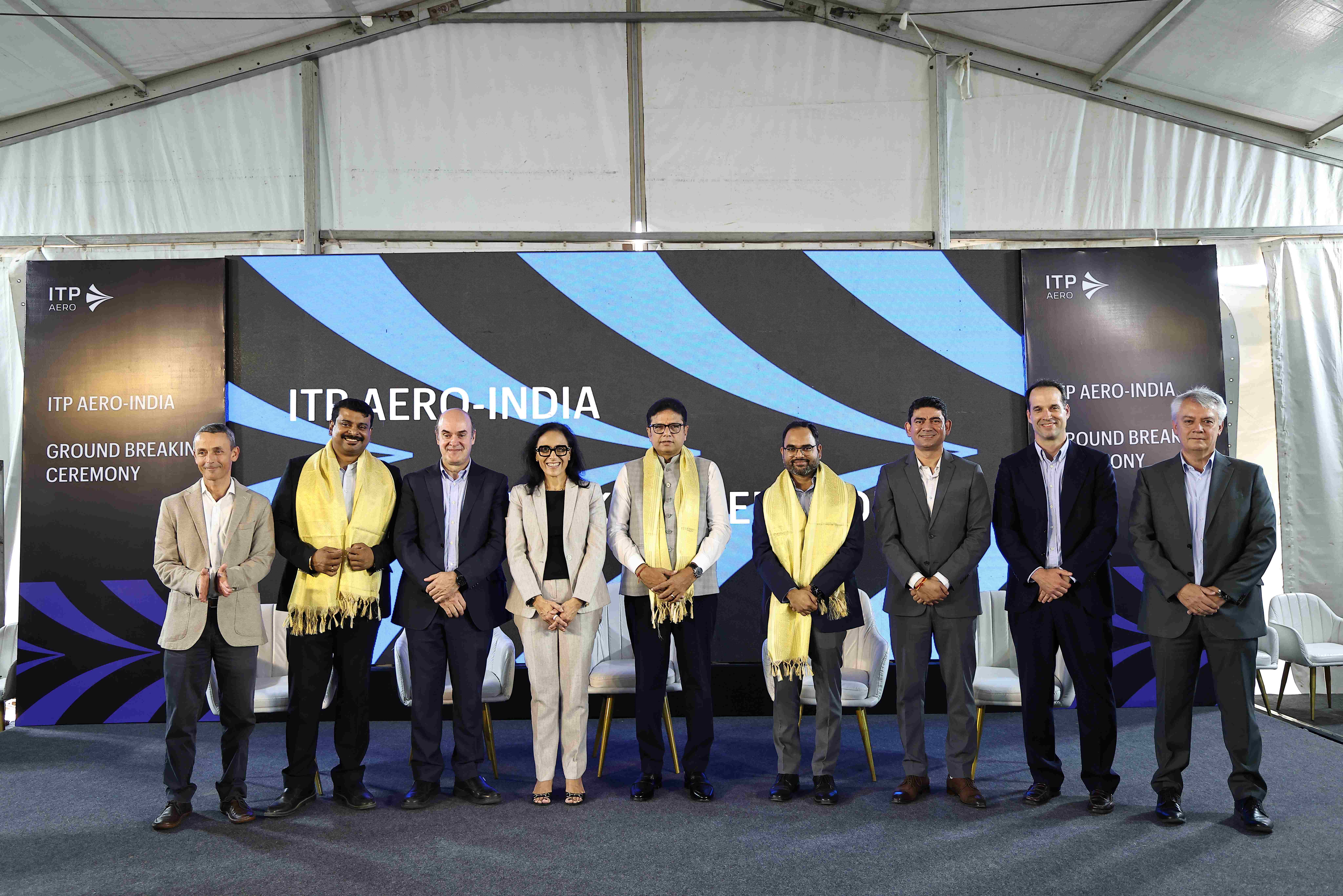 Groundbreaking event of new ITP Aero facility in Hyderabad