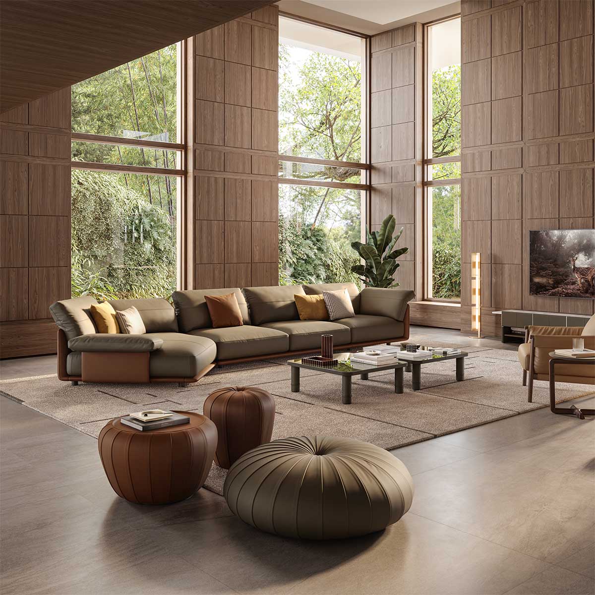 Blisscape sofa evolves with new seat depth, armrest, modular elements, and dedicated table collection.