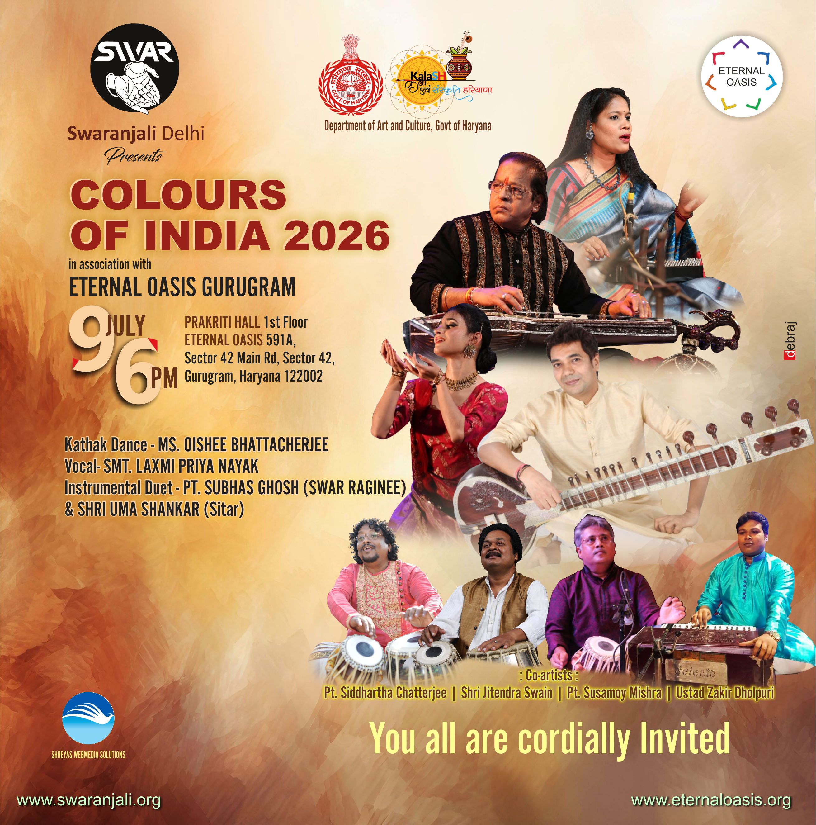 Swaranjali Delhi to Present ‘Colours of India 2026’ in Gurugram on July 9