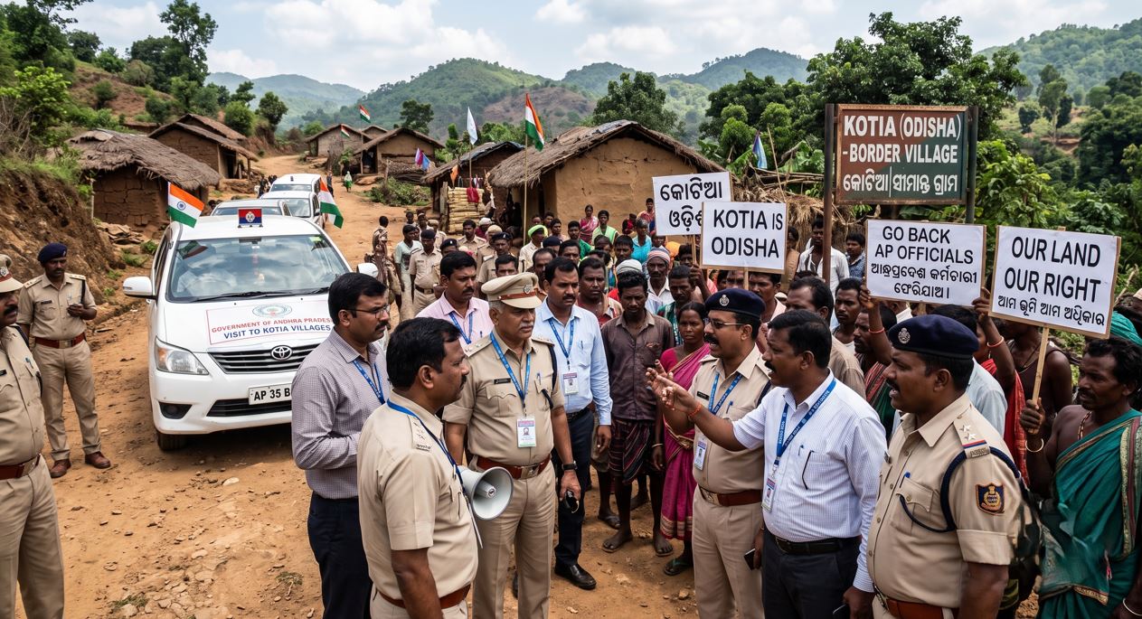 Andhra Pradesh Officials' Visit to Kotia Villages Rekindles Odisha–Andhra Border Dispute