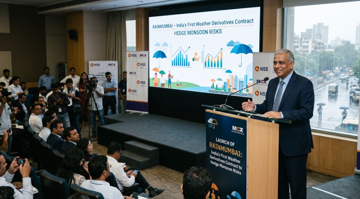 NCDEX to Roll Out India’s First Weather Derivative Contract ‘RAINMUMBAI’