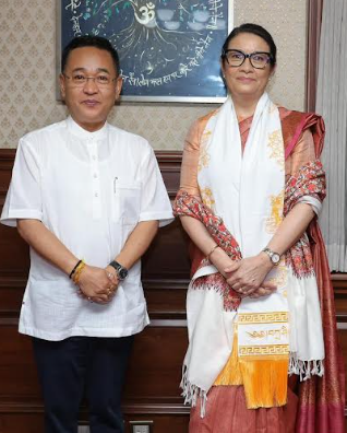 Chief Minister Prem Singh Tamang Congratulates Justice Meenakshi Madan Rai on Elevation as Patna High Court Chief Justice
