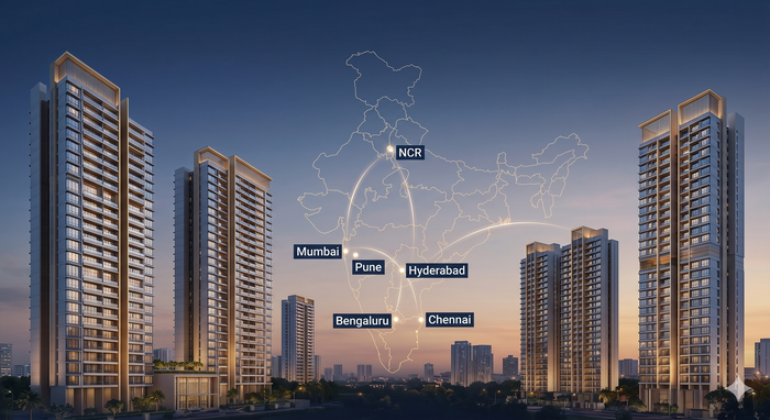 Listed developers’ pre-sales jump 18 Percent to INR 1.48 lakh crore on multi-city expansion