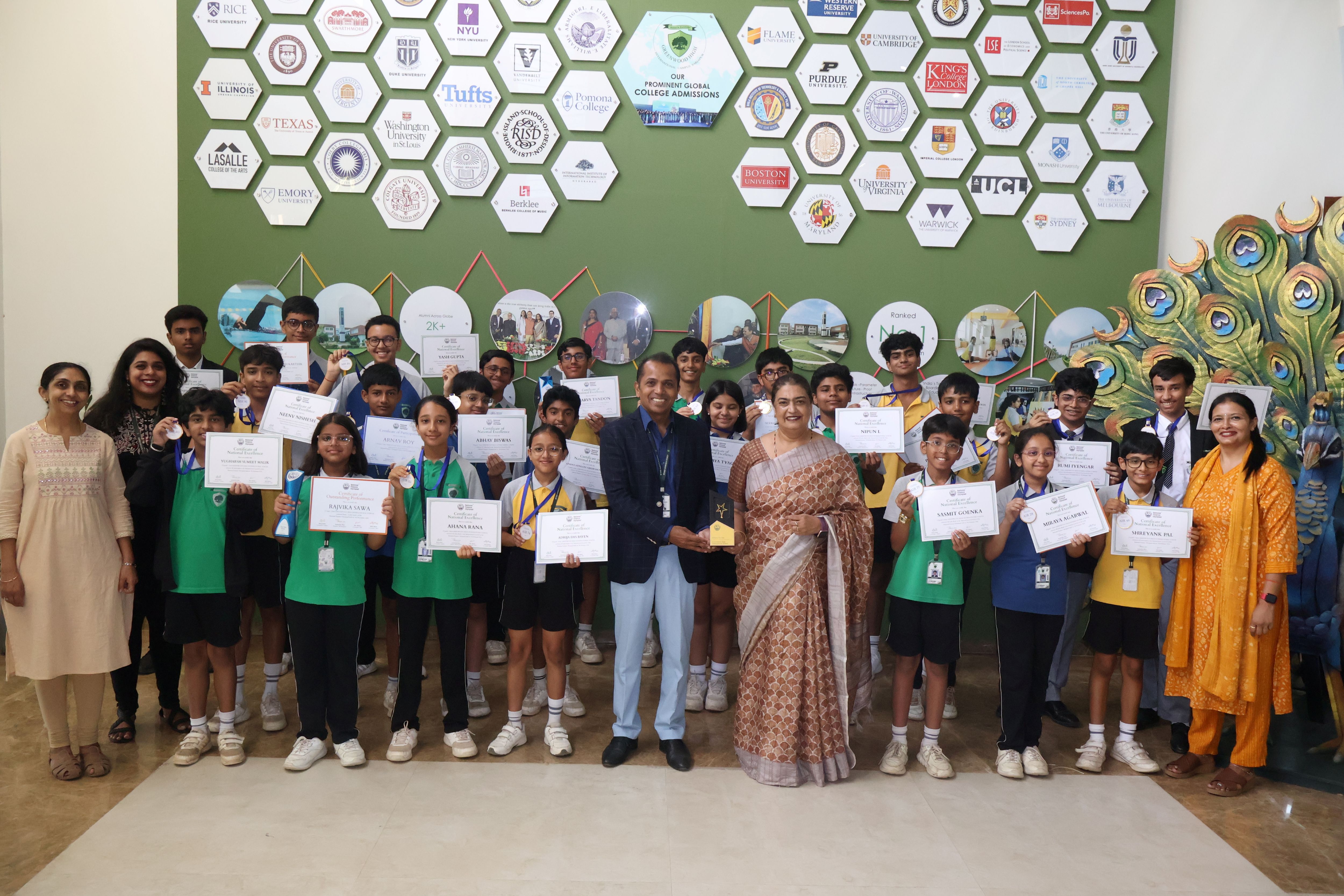Greenwood High Student Rajvika Sawa Secures AIR 1 in National Finance Olympiad 2025–26