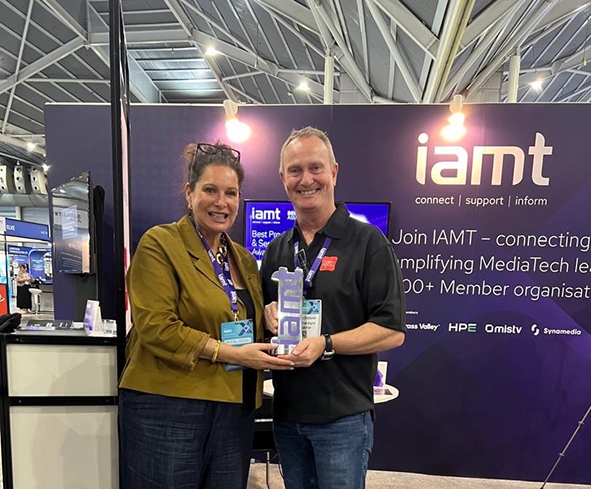 Silver Trak Digital and Media Room Connect win IAMT Best Products and Services Award