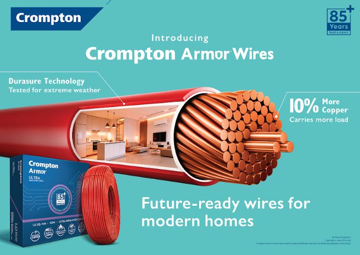 Crompton Enters House Wires