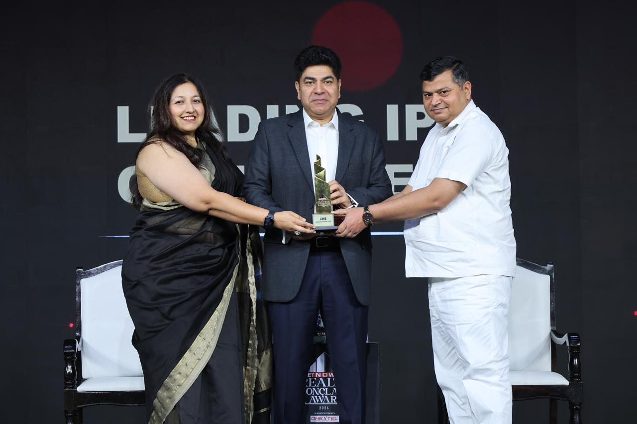 CBRE Wins "Leading IPC of the Year" at ETNow.in Realty Conclave and Awards 2026
