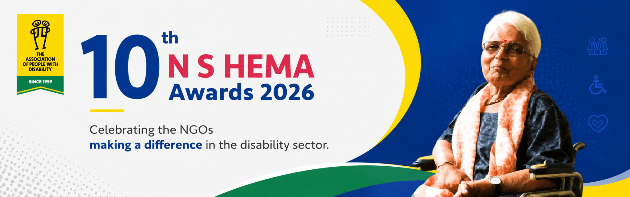 Applications Open for the 10th N.S. Hema Memorial Awards to Recognise Organisations Advancing Disability Inclusion